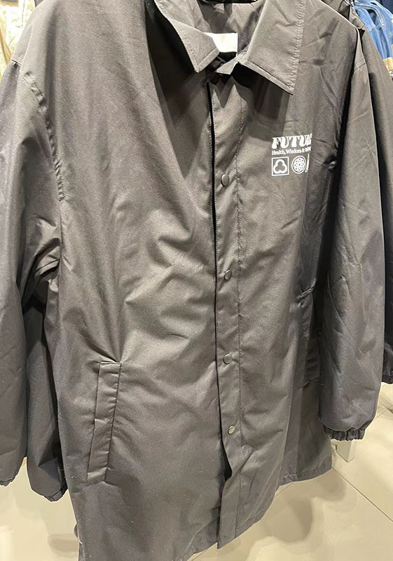 hm国内专柜代购男装2022款时尚春装加绒中长夹克