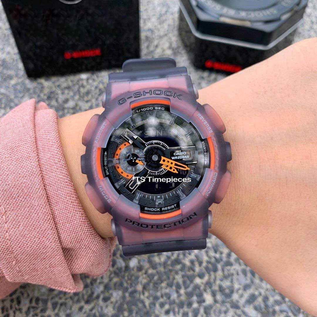 代购casio卡西欧手表gshock冰韧个性潮流半透明运动日韩腕表