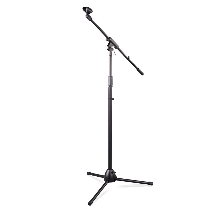 魔典手压式升降电容麦克风架加固型落地式高档话筒支架通用 麦架