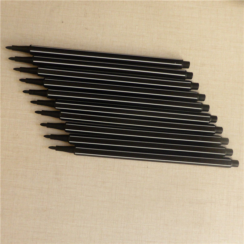 幼儿园黑色水彩笔儿童水溶性软头水洗单支单色勾线画水彩笔