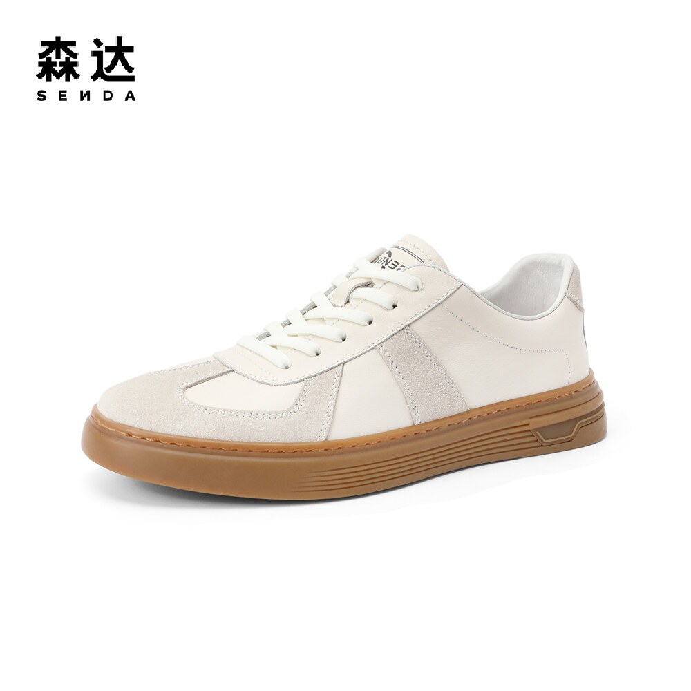 预售森达2021秋季低帮德训运动小白鞋休闲鞋z0424cm1d时尚休闲鞋