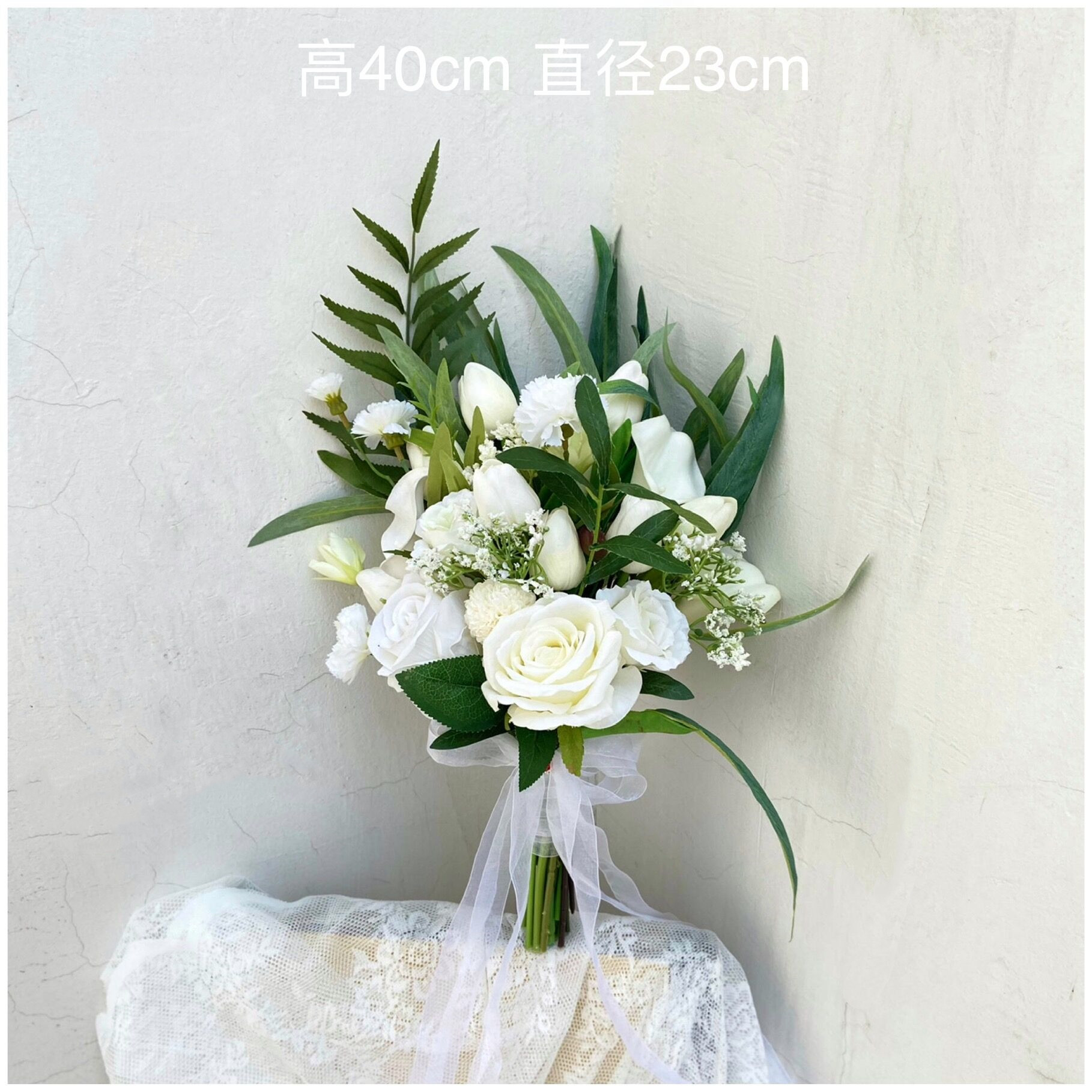 手捧森系婚纱照摄影写真道具旅拍领证韩式新娘新娘手捧花