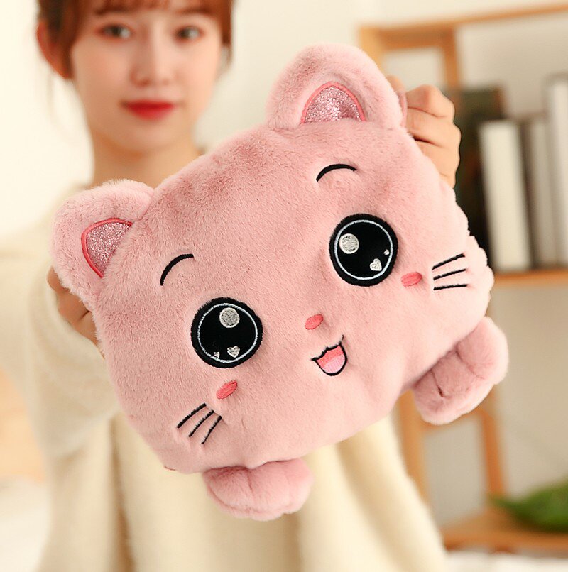 暖手宝2020年冬季软萌治愈系热水袋充电可爱p卡通毛绒可拆洗暖宝