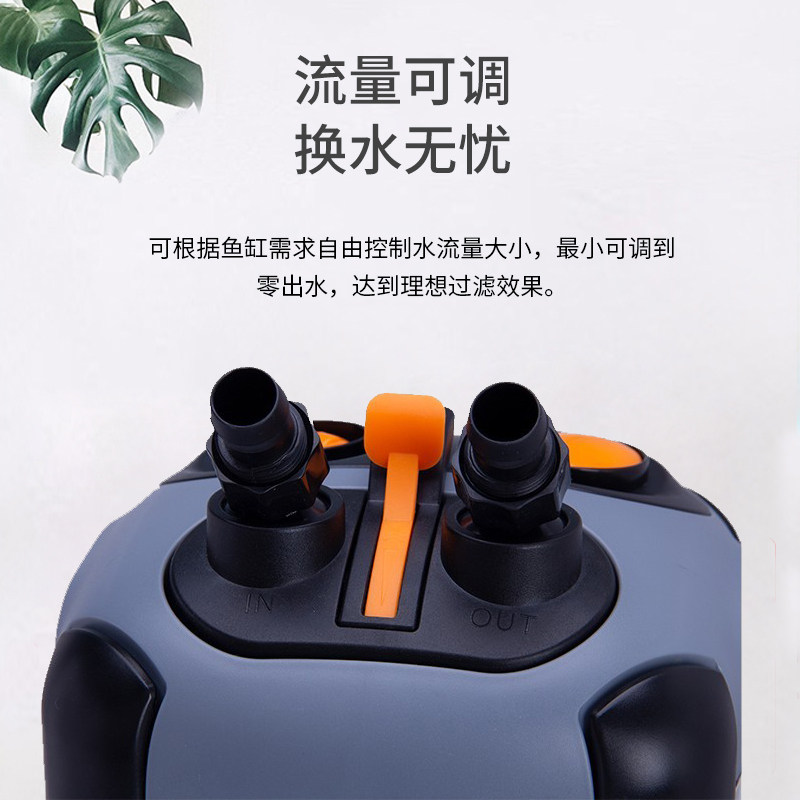 松宝鱼缸过滤桶净水循环缸外过滤筒水草缸水族箱外置式过滤器