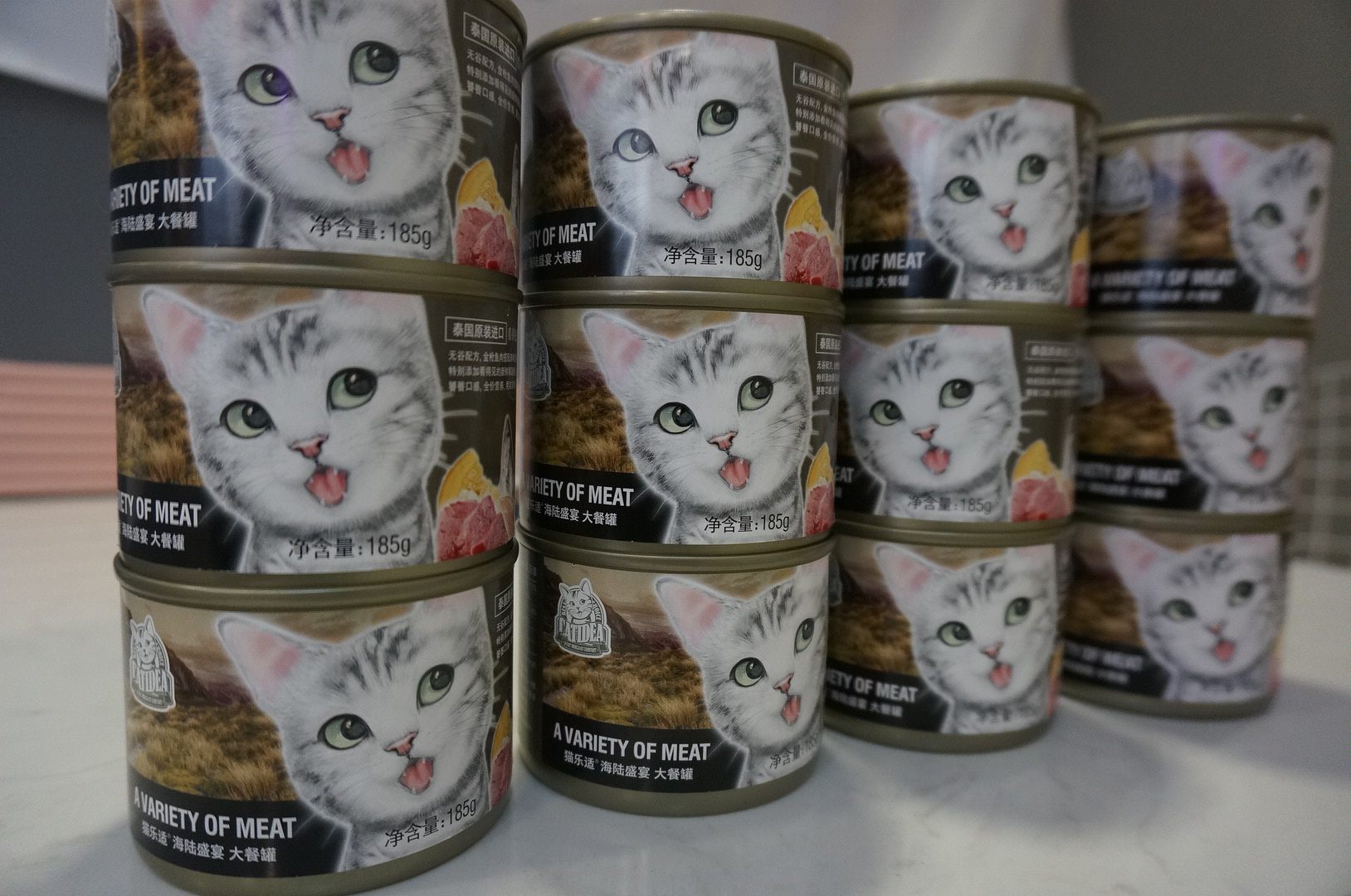 罐头喵瞄描庙猫乐适主食猫猫湿粮海陆大餐鲜肉猫零食罐