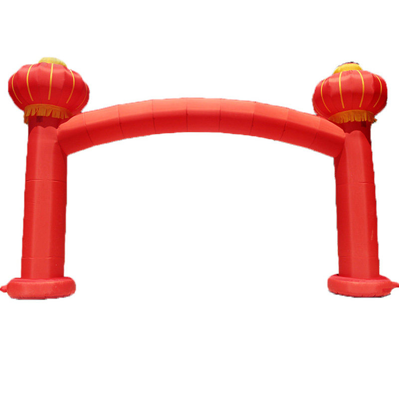灯笼立柱充气拱门开业广告活动四方拱形婚庆拱门
