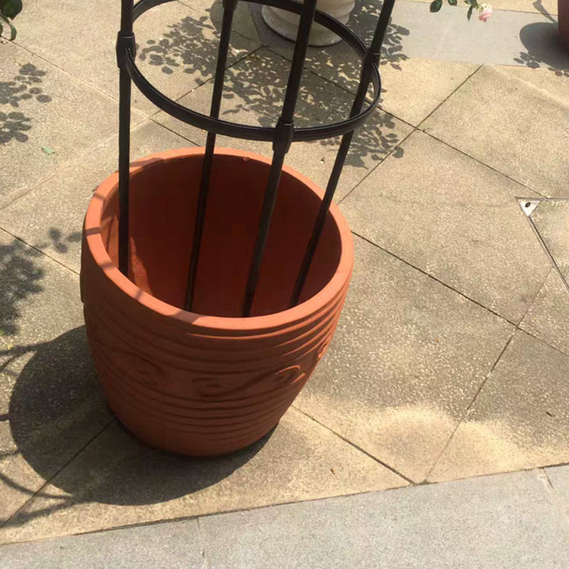 特价大号红陶花盆红泥粗陶盆户外园林景观小区欧式花盆