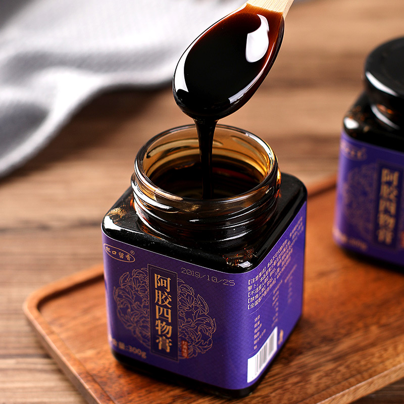 四物汤膏女人杯口留香玫瑰阿胶四物膏饮纯调手工养气好经血红枣