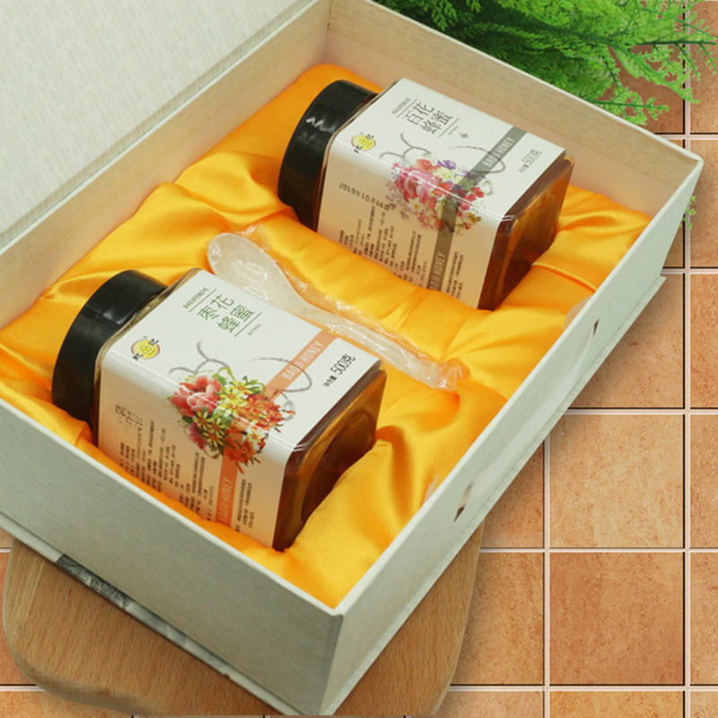 蜂蜜纯正天然礼盒装送礼长辈高档实用年货礼物农家自产野生百花蜜