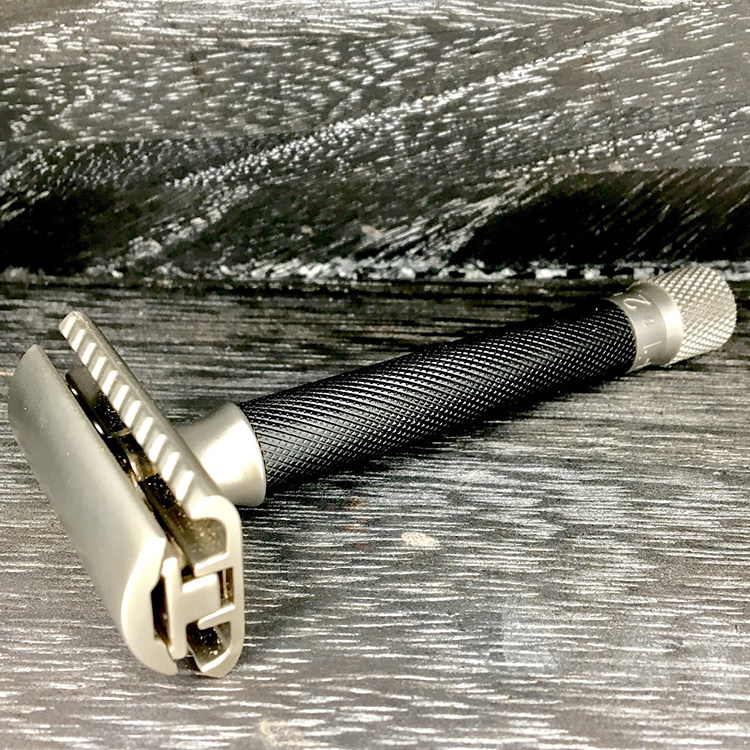 parker-美国帕克adjustable可调调节双刃安全剃须刀黑白剃须刀