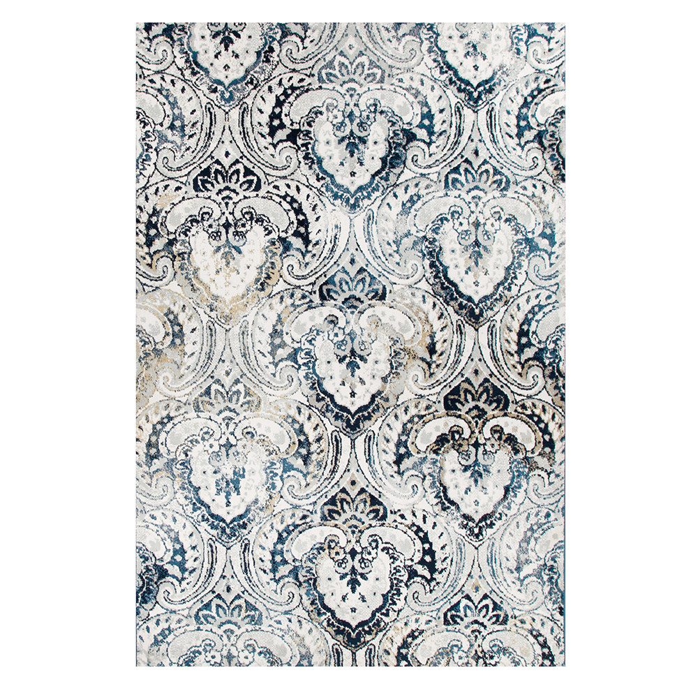 土耳其宫廷欧式波斯纹样玄关茶几地毯别墅样板房中式青花地毯地垫