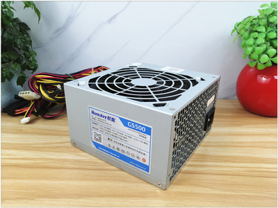 精品二手电源航嘉gs500额定400w峰值500w台式电脑主动式pfc