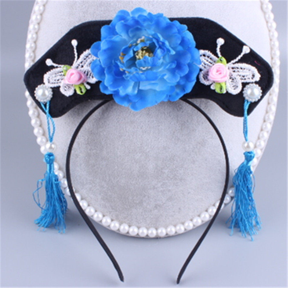 古装儿童格格发箍清朝妃子旗头延禧攻略宫女发饰