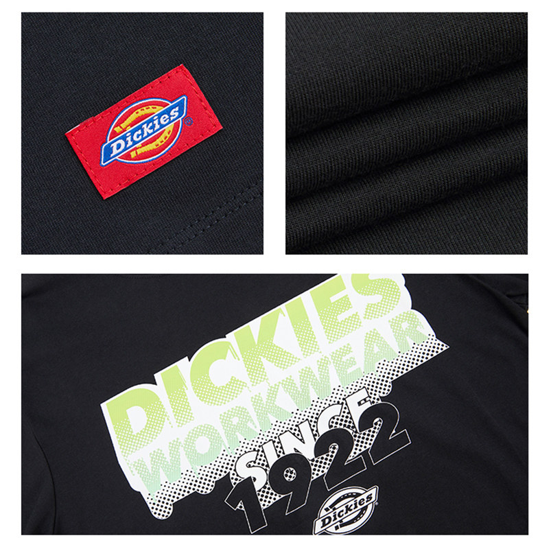 dickies字母数字印花短袖t恤 男式夏季新品休闲棉短tee dk007353