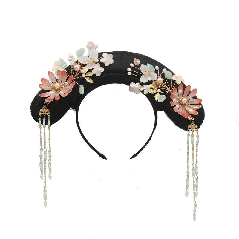 清朝旗头成人儿童格格皇后贵妃福晋头饰延禧发饰