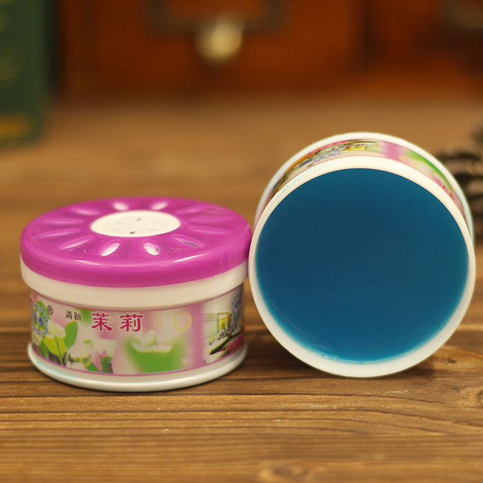 5瓶爱香固体空气清新剂70克家用卧室 室内卫生间衣柜厕所 除异味