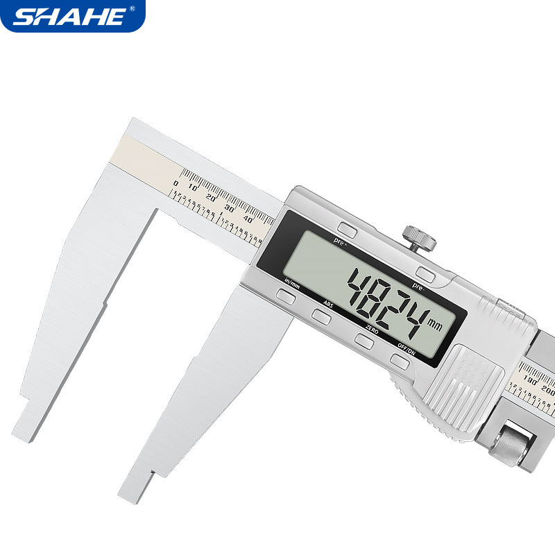 shahe三和大量程高精度数显卡尺游标500mm油标不锈钢1米工业卡尺