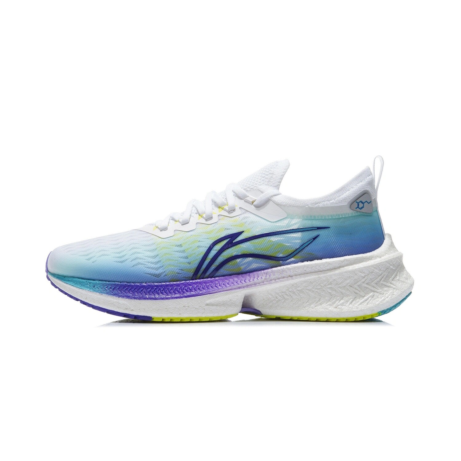 李宁跑步鞋2021飞电discovery男子一体织减震回弹竞速跑鞋armr005