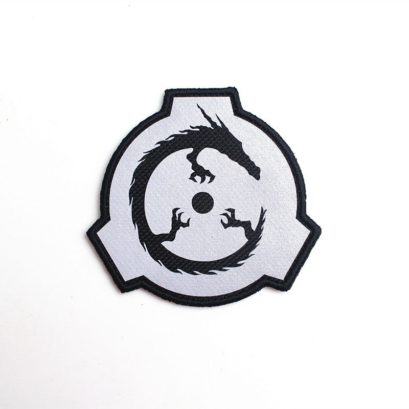 scp基金会机动特遣队标志反光魔术贴章士气个性贴章