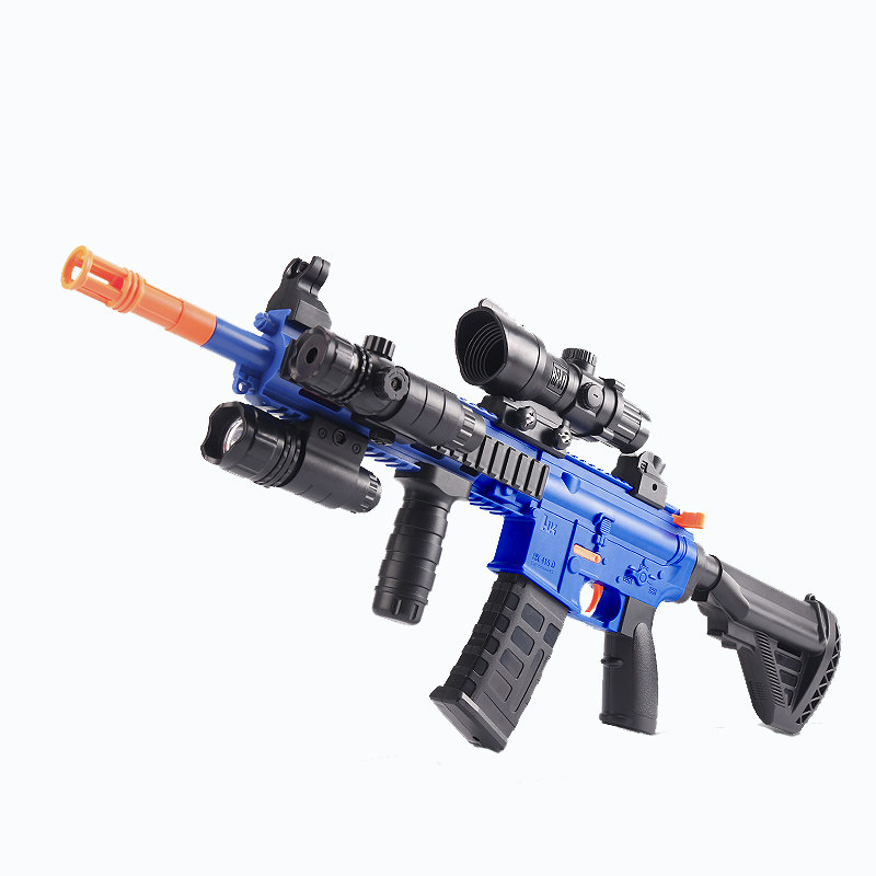 儿童玩具男孩m416突击步枪吃鸡全套吸盘软弹电动电动玩具枪