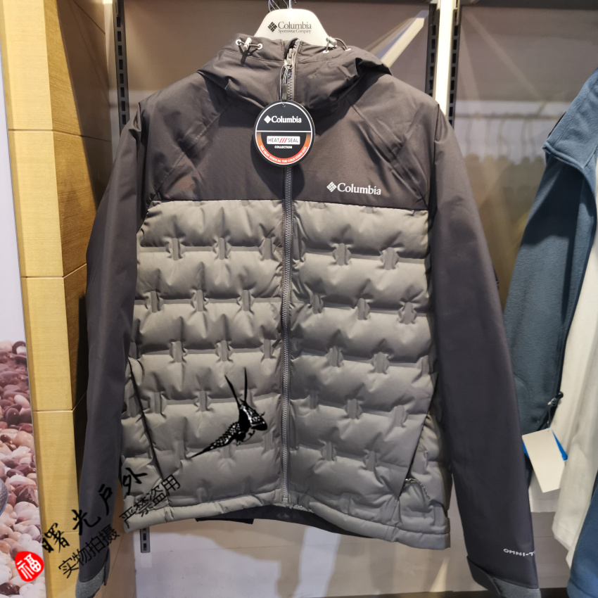 2021秋冬新款Columbia哥伦比亚男户外保暖650蓬连帽羽绒服EE1513