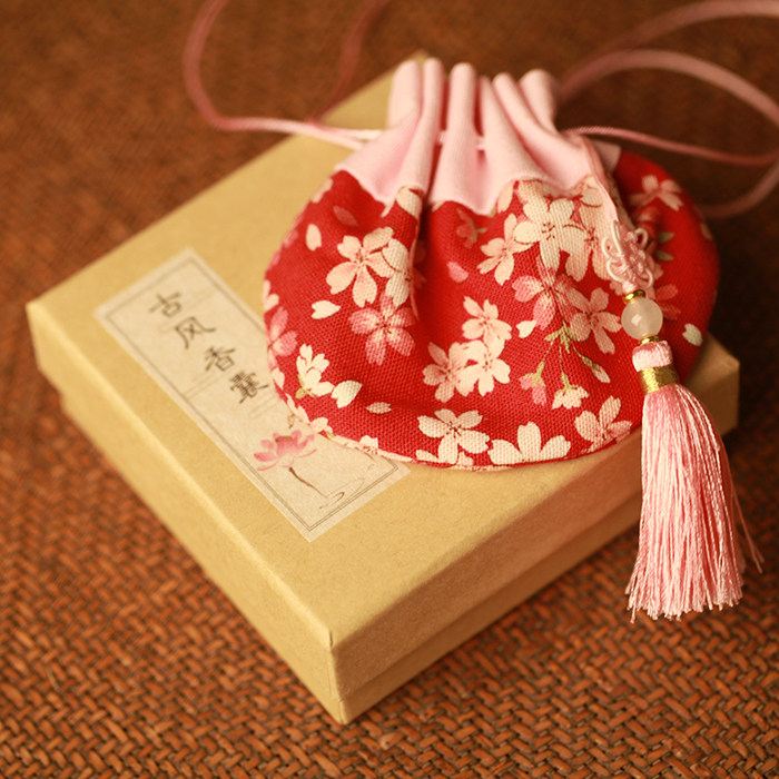 香囊香包端午节樱花古风刺绣绣荷包袋汉服随身香薰香料