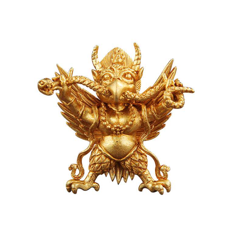 大鹏金翅鸟纯铜吊坠尼泊尔手工艺密宗挂饰挂件佛教项坠