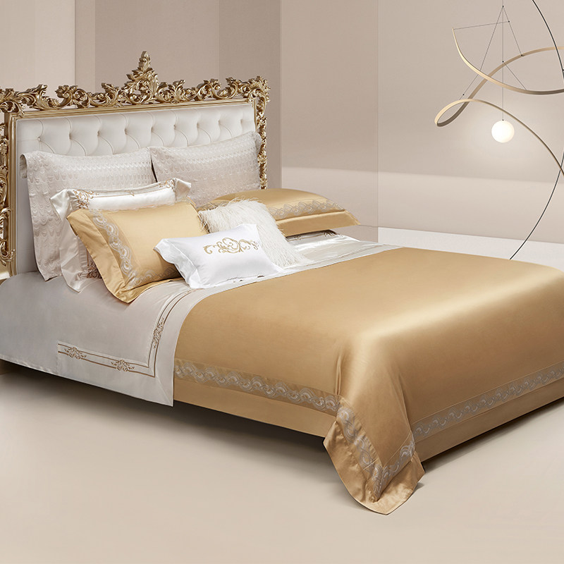 royalcover罗卡芙家纺意大利进口埃及长绒欧式提花件套床品套件