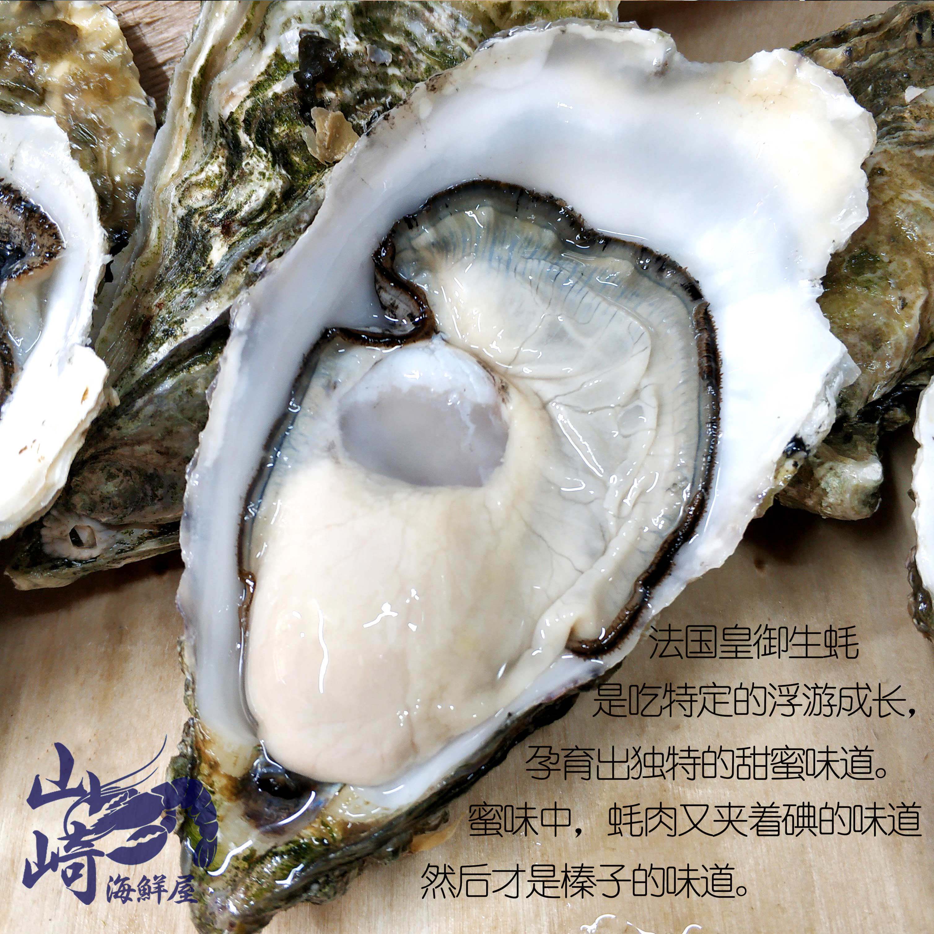 法国皇御生进口空运即食牡蛎非吉拉多广东包邮送生蚝