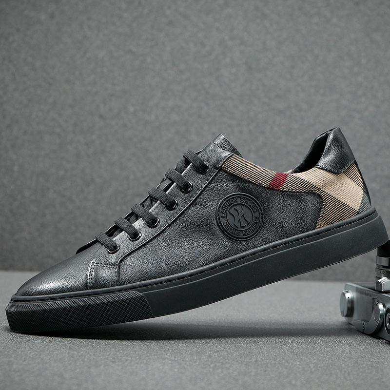 鞋子男潮鞋2022秋季新款欧洲站男鞋潮牌乐福鞋百搭休闲鞋牛皮板鞋