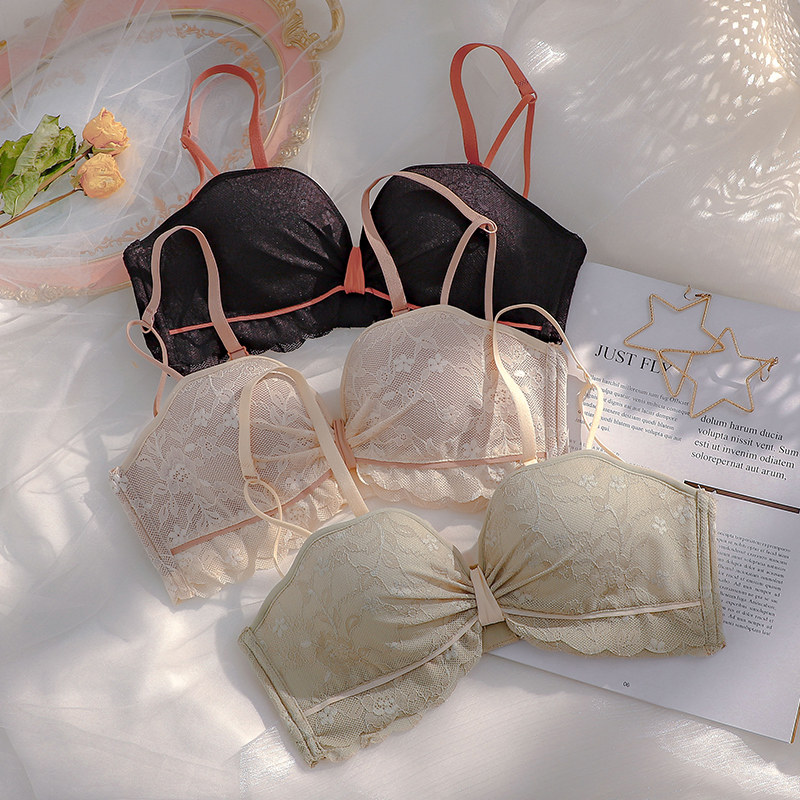 少女胸罩一套内裤文胸生日女生上托内衣钢圈文胸