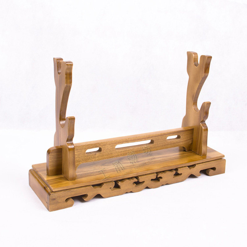 剑架特大号剑托亮光刀架横式刀剑摆放宝剑一层剑架