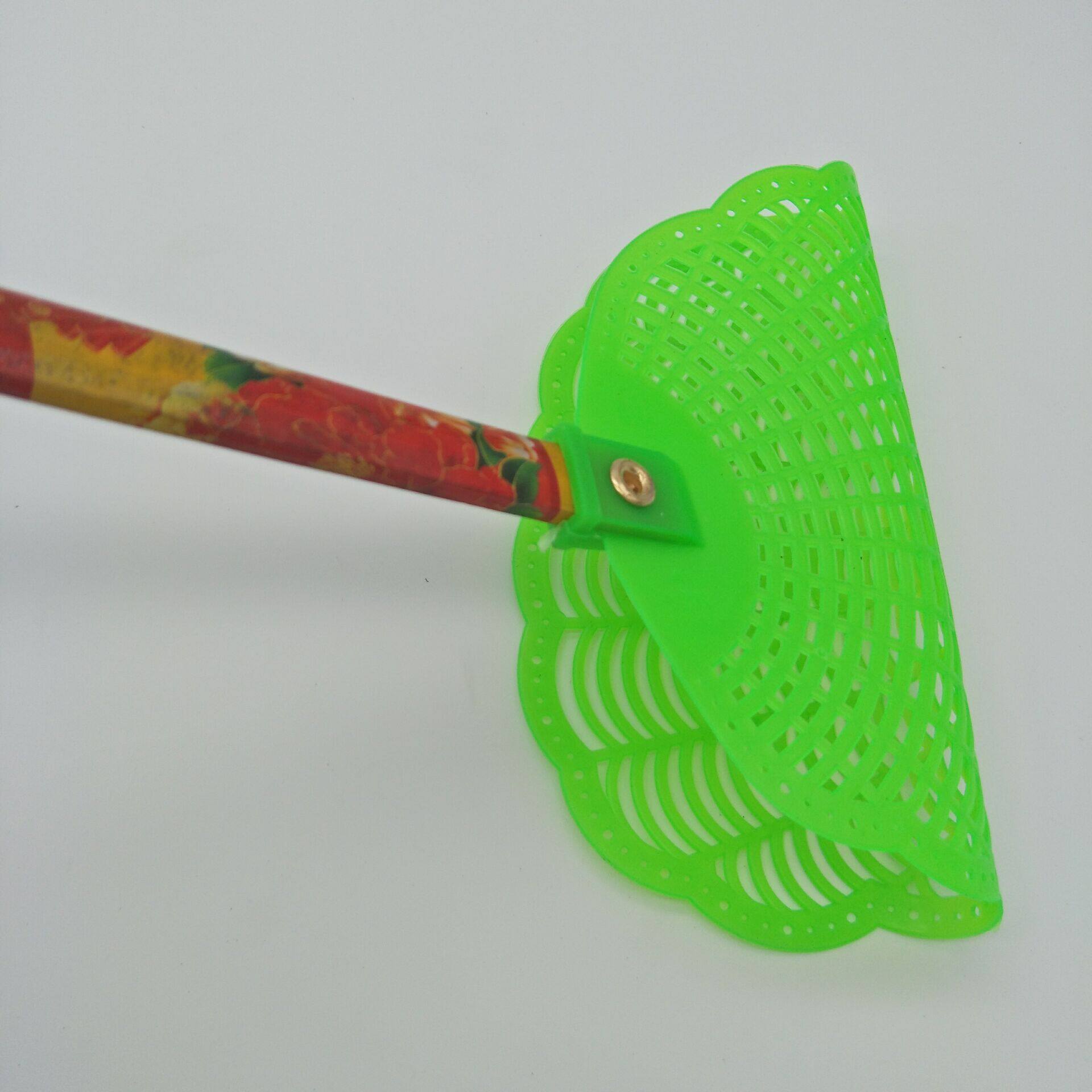 苍蝇拍5个装竹柄长杆超长手动蝇拍苍蝇拍