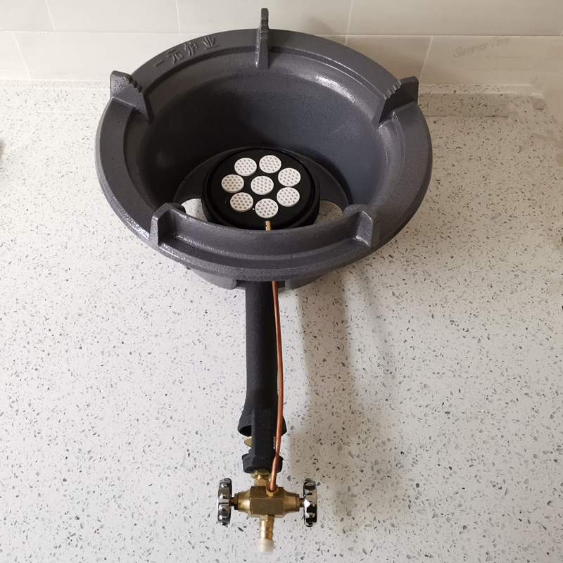 一元牌商用猛火炉灶饭店液化气中压陶瓷爆炒节能小型燃气灶