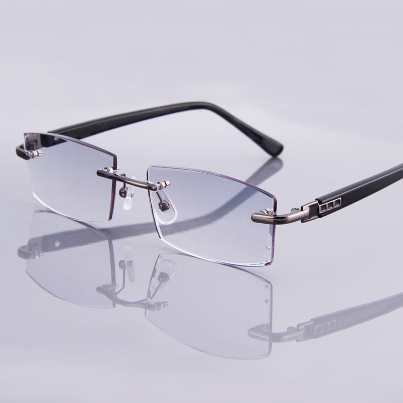 老花镜高清无框疲劳时尚优雅老人350度老化眼镜老花镜