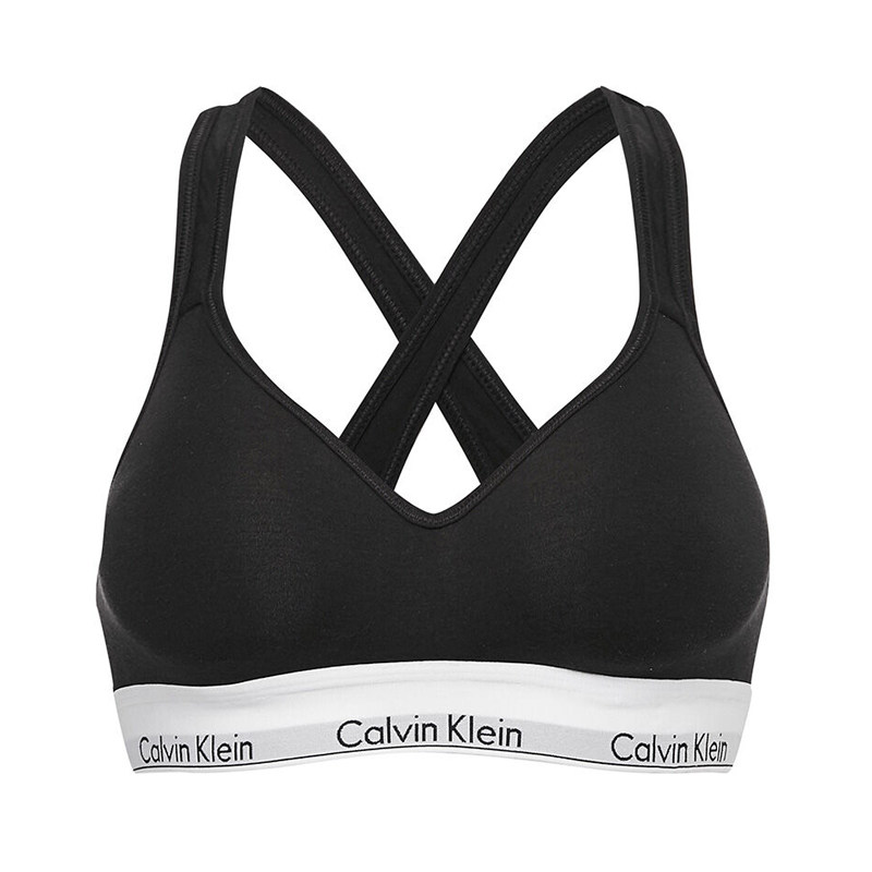 美国ckcalvinklein女士运动内衣钢圈带胸性感聚拢文胸