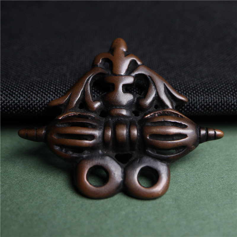 精品复刻西藏铁托甲宝瓶金刚项坠藏式胸挂颈饰其他diy饰品配件