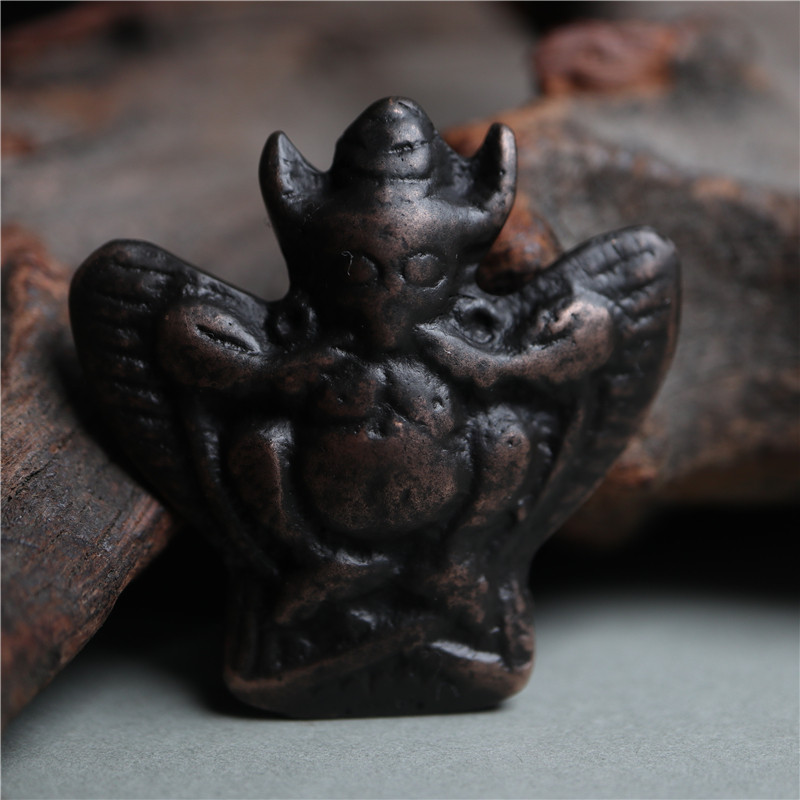 大鹏精品西藏天铁金翅鸟吊坠仿老皮壳藏式复刻其他diy饰品配件