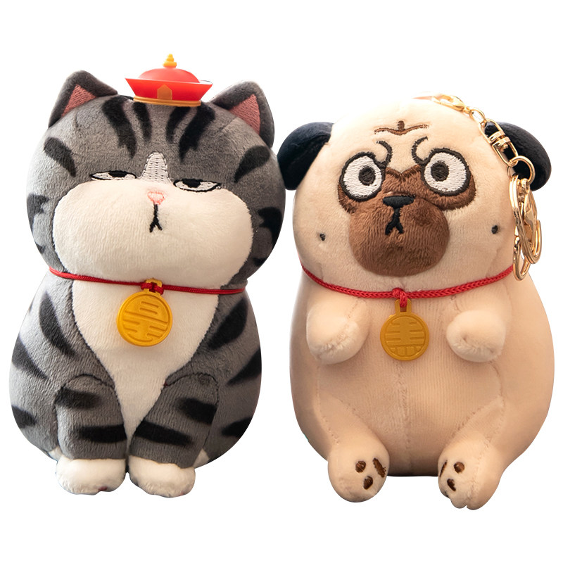 正版皇猫公仔万岁猫咪挂件毛绒玩具巴扎玩偶书包毛绒布艺类玩具