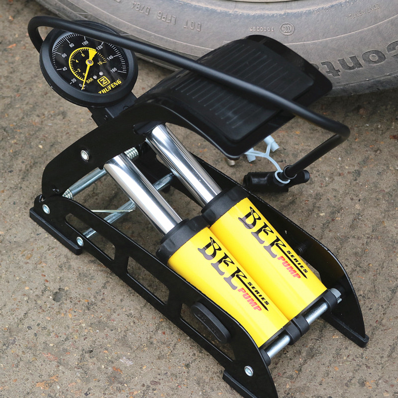 打气筒汽车篮球压脚高压脚专用汽简高压车用电动车打气筒