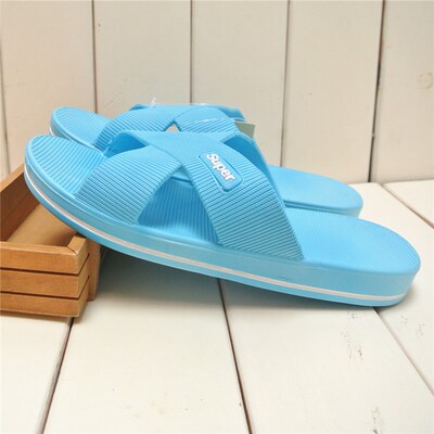 交叉女拖鞋家居女托鞋女款凉拖鞋居家室内防滑凉拖鞋女生pvc拖鞋