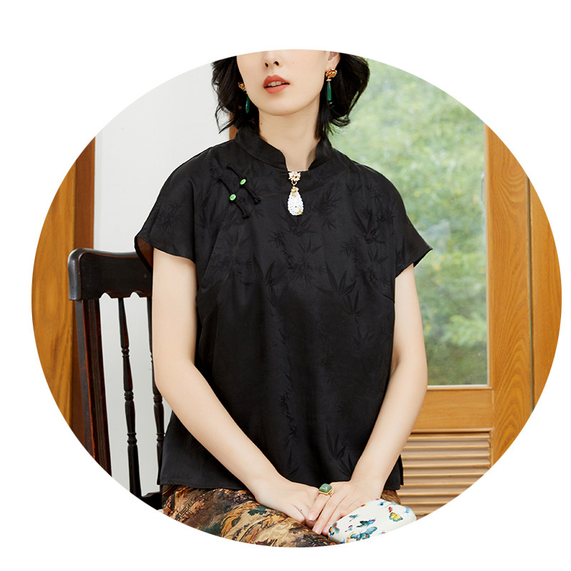 tl670复古唐装盘扣禅意汉服改良国风上衣中式上衣