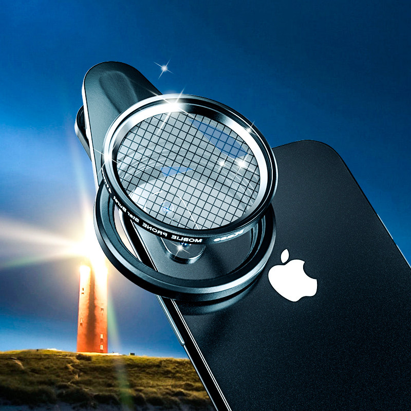 滤镜手机星光镜减光镜nd渐变偏振镜抗光害手机镜头