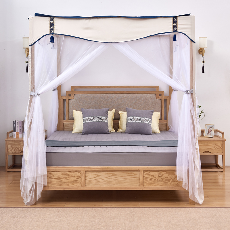 新中式简约实木会所床民拔步现代架子拔步床