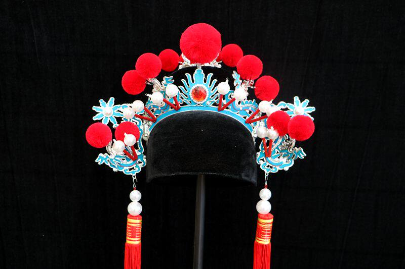 驸马传统手工戏剧京剧国潮新郎状元帽子中式民族服装