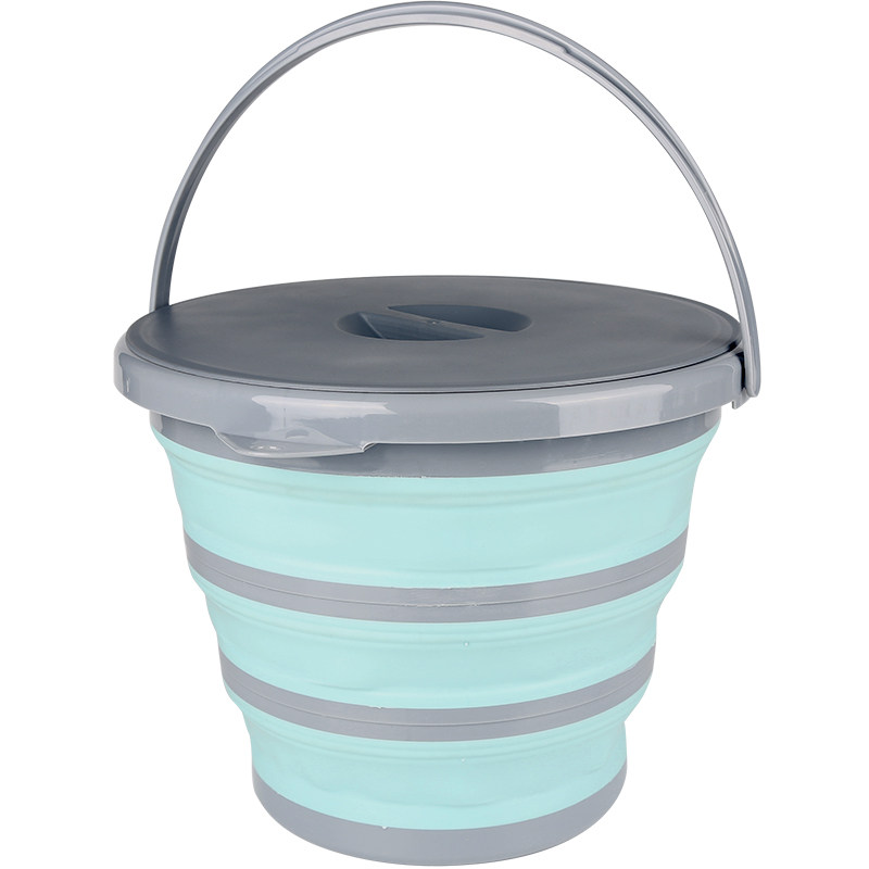 户外折叠提水桶硅胶便携式家用清洁大号车用洗车可伸缩钓鱼打水桶