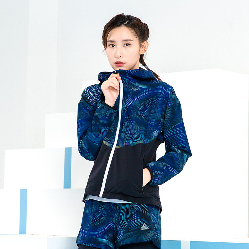 匹克2020秋季新款女子跑步梭织外套f203042运动风衣