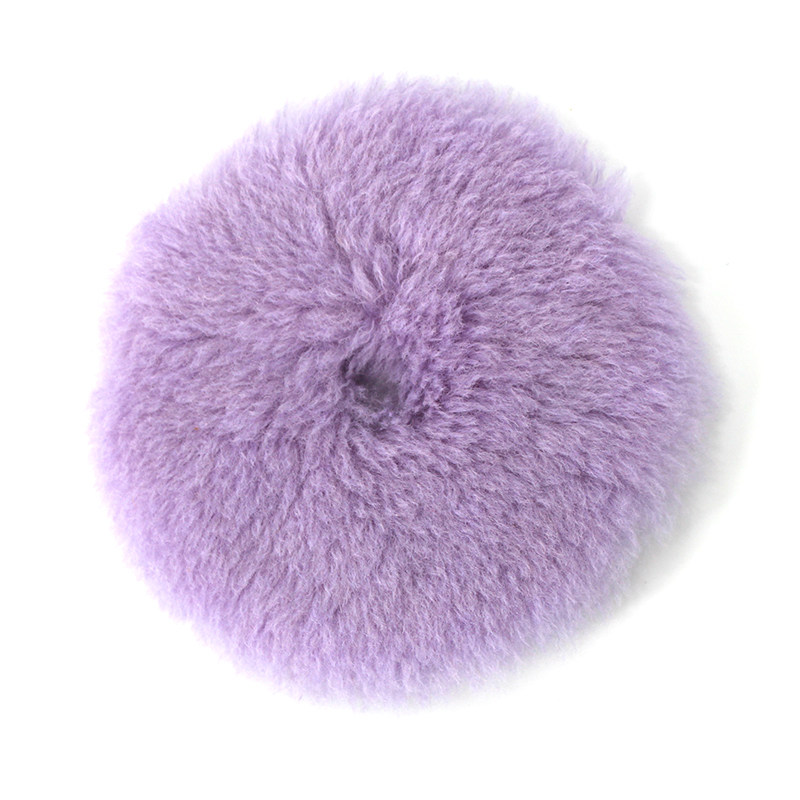 抛光汽车美容紫色羊毛55寸长毛毛重切削光盘划痕抛光盘