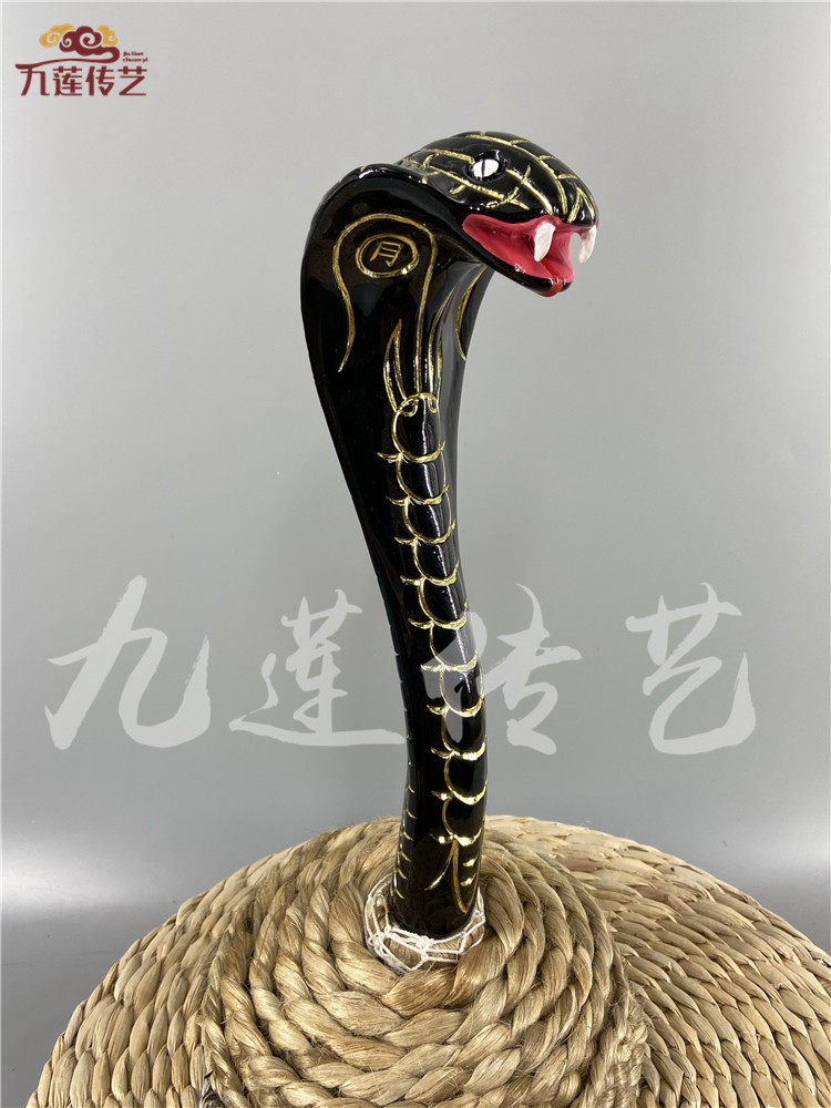 木雕蛇头法鞭金鞭圣者法绳宗教用品香樟樟木木雕