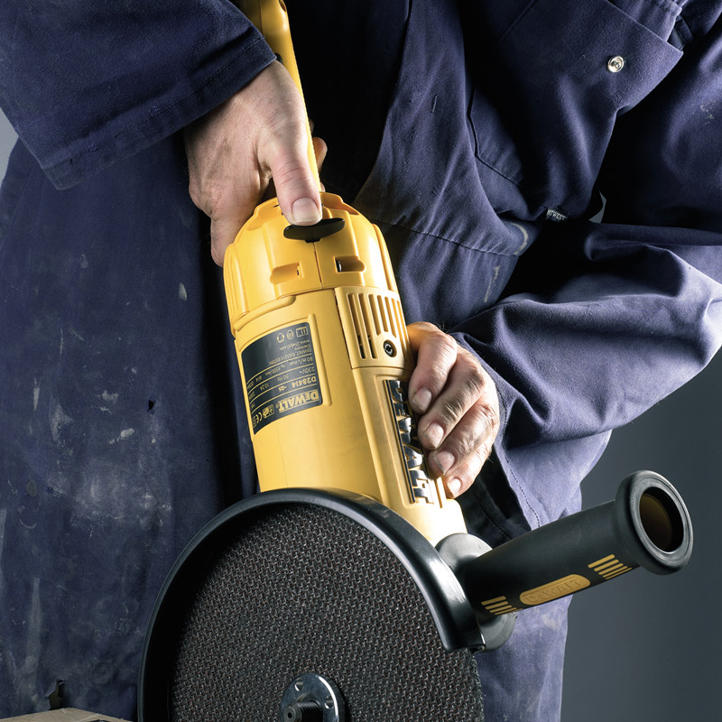 正品得伟dewalt工业级2200w大功率230mm打磨机重型型角磨机d28414